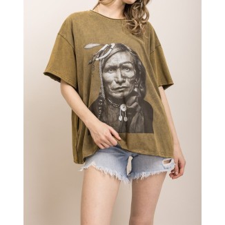 TSHIRT OLIVO INDIO 