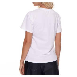 TSHIRT BLANCA MOÑOS PERLAS
