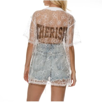 TSHIRT BLANCA ESPALDA ENCAJE