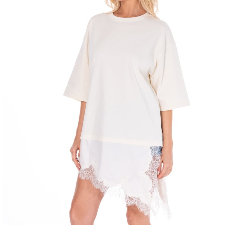 TSHIRT BEIGE LENCERO