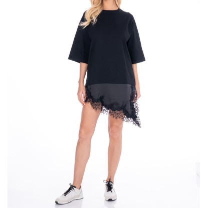 TSHIRT NEGRO LENCERO