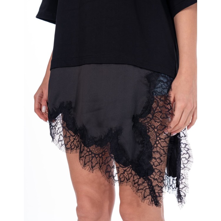 TSHIRT NEGRO LENCERO
