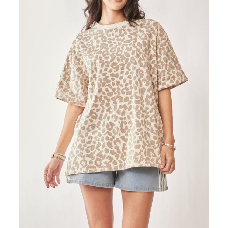 TSHIRT LEO CRISTAL BEIGE