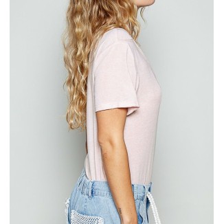 TSHIRT SOLIDA ROSA BB