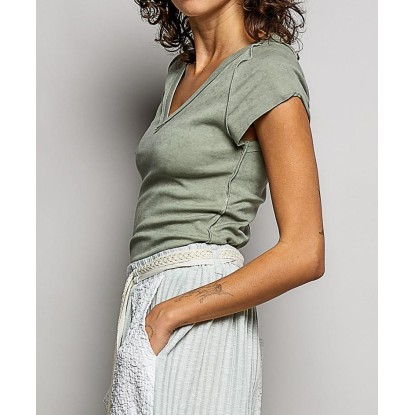 TSHIRT VERDE OLIVO