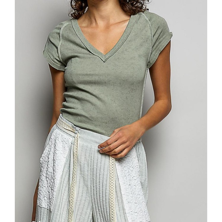TSHIRT VERDE OLIVO