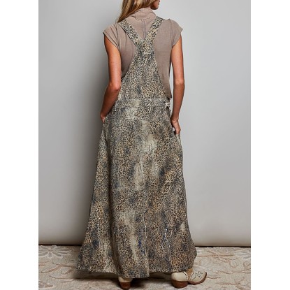 VESTIDO OVEROL LEOPARDO