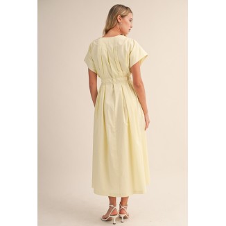 VESTIDO MANTEQUILLA MIDI