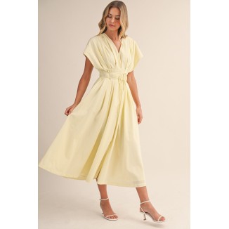 VESTIDO MANTEQUILLA MIDI