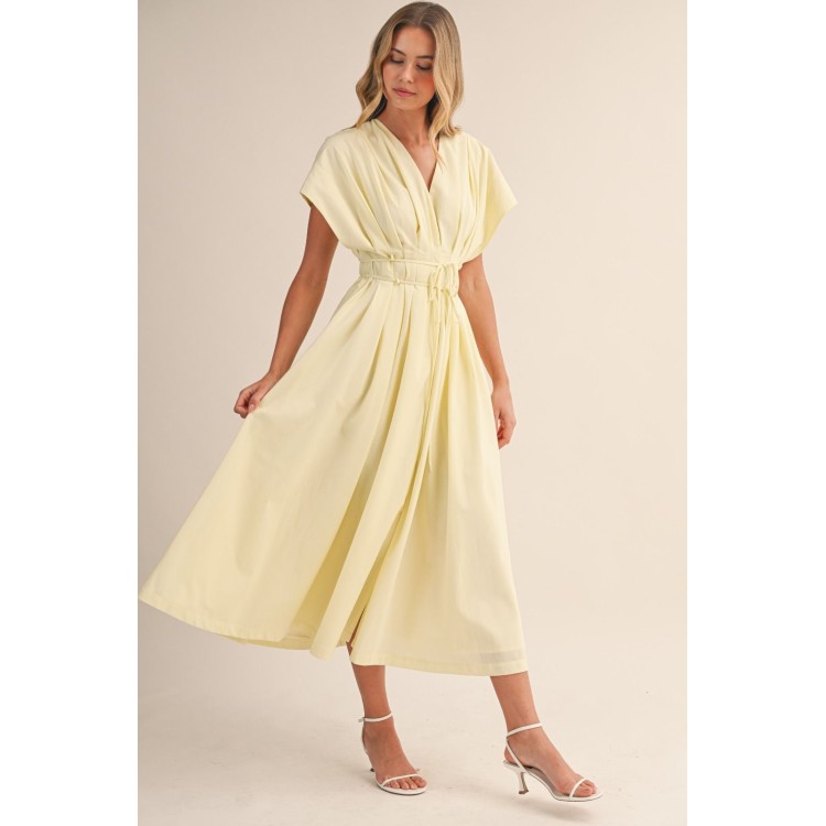 VESTIDO MANTEQUILLA MIDI