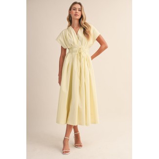 VESTIDO MANTEQUILLA MIDI