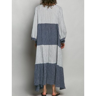 VESTIDO NAVY LARGO