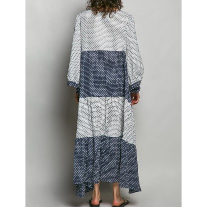 VESTIDO NAVY LARGO