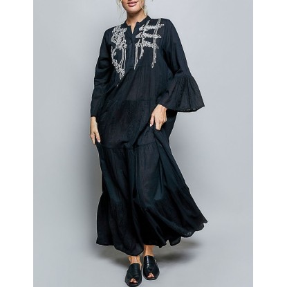 VESTIDO NEGRO LARGO