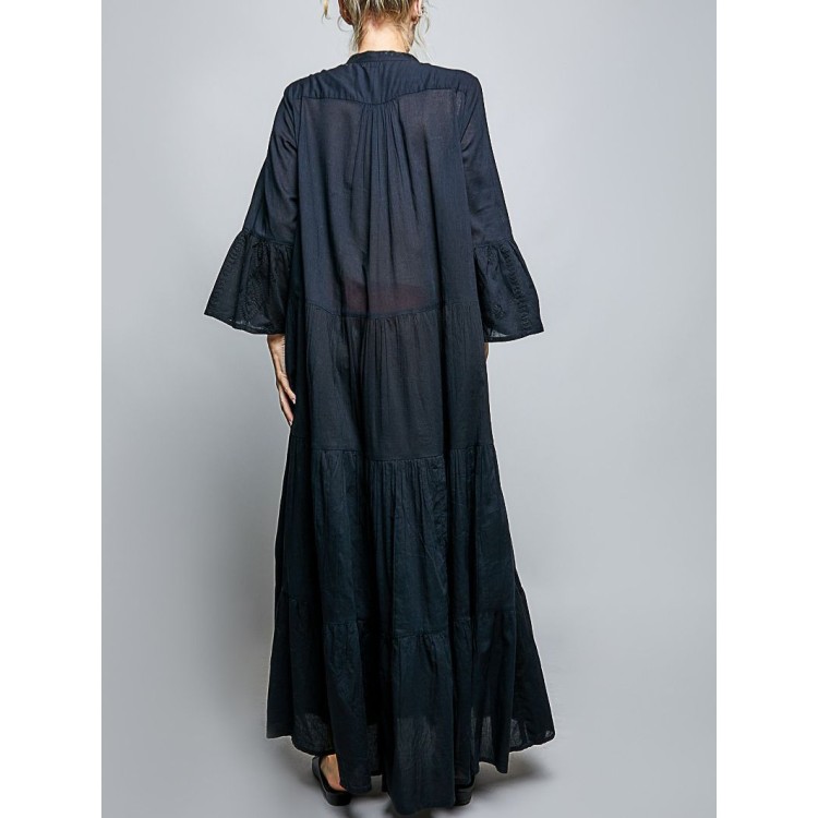 VESTIDO NEGRO LARGO