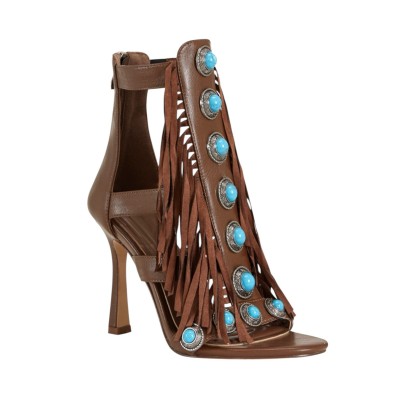 ZAPATILLA CAFE FLECOS PIEDRA TURQUEZA 